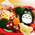 yu—chimam's cooksnap of when they made 簡単トトロ まっくろくろすけ キャラ弁.