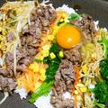 ＪＵＮちゃン's cooksnap of when they made 子供喜ぶ♪ホットプレートでビビンバ.
