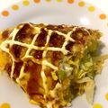らくらくお料理's cooksnap of when they made キャベツのお好焼風オムレツ！簡単ヘルシー.