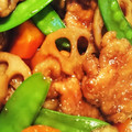 ちゃん☆つむ's cooksnap of when they made れんこんと豚肉の甘辛炒め.