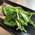 ブリョコリ日和's cooksnap of when they made 簡単！やみつき水菜サラダ☆.