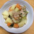 ♡夏音♡'s cooksnap of when they made 11ヶ月離乳食☆ラディッシュとツナじゃが.