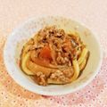 Richland☆Y's cooksnap of when they made カレーとチーズの絡め炒めうどん.