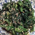 maidosan's cooksnap of when they made ほうれん草のごまだれあえ.