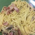 miukozue's cooksnap of when they made きのこのクリームパスタ.