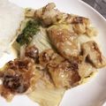 _nonono's cooksnap of when they made カリッと鶏胸肉と白菜の味噌マヨ甘タレ☆.