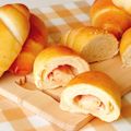 デークス's cooksnap of when they made 手捏ねパン☆ふわふわハムマヨロールパン★.