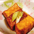 tgkachikun's cooksnap of when they made 照り焼き厚揚げ.