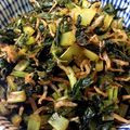 かずりんニャ's cooksnap of when they made 大根葉の炒め物.