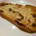 ゆみらんたん's cooksnap of when they made レーズンパン＊トースト＊練乳シュガー.