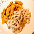 まやチャン's cooksnap of when they made 昆布茶をまぶすだけ☆れんこん揚げ.