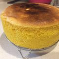 しなはゆ's cooksnap of when they made 簡単スポンジケーキ共立てふわふわヘルシー.