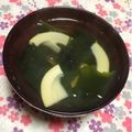 ぽぽきゅ's cooksnap of when they made 筍とワカメのお吸い物.