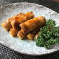 ゆみクローバー's cooksnap of when they made 長いもの甘辛肉巻き.