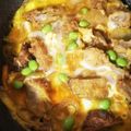 ameうめ's cooksnap of when they made カツとじ丼.
