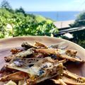 伊豆の台所。's cooksnap of when they made とっても簡単♬揚げないアジの骨せんべい！.