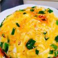 mi☆ro's cooksnap of when they made ニラ＆玉子★ニラ玉の天津飯.