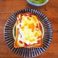 金魚のひらり's cooksnap of when they made 余ったミートソースでミートトースト♪.