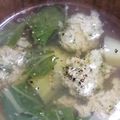 ﾋﾟﾛﾐ♡'s cooksnap of when they made ＊チンゲン菜と鶏だんごスープ＊.