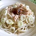 り☆ほ's cooksnap of when they made レンジで簡単！梅肉とツナの冷たいうどん.