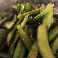 Kokopo36's cooksnap of when they made スナップエンドウの胡麻和え お弁当にも.