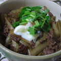 ☆じゅげむ☆彡's cooksnap of when they made 牛肉とごぼうのそぼろ丼.