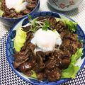 フジぽん's cooksnap of when they made 温玉牛焼き肉丼.
