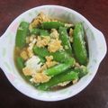 M3doors111's cooksnap of when they made 簡単･春の絹さや卵とじ.