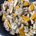 つばみ♡'s cooksnap of when they made 豚肉・カボチャ・たけのこのオイバタ炒め.