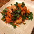 YLanson's cooksnap of when they made マリネ海老とパクチーのキャロットサラダ.