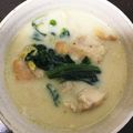 mari1234's cooksnap of when they made 鶏肉と白菜ほうれん草のミルク煮.