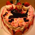イカレモンチ's cooksnap of when they made かわいい！デコレーションケーキ.