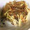 いちごとさくらもち's cooksnap of when they made コンニャクとエノキのキンピラ風.