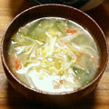夕綺owo♪'s cooksnap of when they made 香り箱＊香ばし葱とふんわりたまごのスープ.