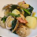 なおじ＊＊'s cooksnap of when they made 新じゃが＋あさり ガリバタワイン蒸し.