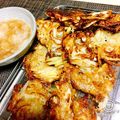 わにまみ's cooksnap of when they made 新生姜のチョイ辛かき揚げ.