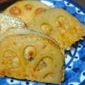 クックYGOW8U☆'s cooksnap of when they made れんこんのさんますり身はさみ焼き.