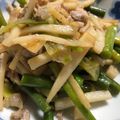 もきち☆'s cooksnap of when they made 豚とニンニクの芽の中華炒め【麻辣肉絲】.