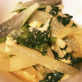 セキノール's cooksnap of when they made 優しいほろ苦♪　菜の花と大根の味噌卵とじ.