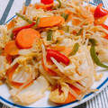 happina251's cooksnap of when they made 簡単10分！ダイエットにも☆野菜炒め.