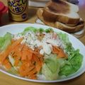 okazakana's cooksnap of when they made レタスと人参のチーズサラダ.