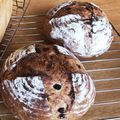 とさよ's cooksnap of when they made 全粒粉入り　ベリーカンパーニュ.