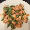 パパdeさつき's cooksnap of when they made 鶏むね肉と絹さやのオーロラ炒め.