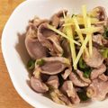 ななちっ's cooksnap of when they made 砂肝の生姜ポン酢和え.