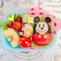 なるおっちいちかず's cooksnap of when they made キャラ弁☆ミッキー＆ミニーエッグ.