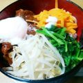 きうぴ's cooksnap of when they made ◎簡単！栄養満点ビビンバ丼◎.