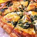 ☆わに子☆'s cooksnap of when they made ほうれん草とベーコンの♪簡単キッシュ♪.