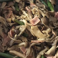 ポチわんこ's cooksnap of when they made 簡単☆ベーコンときのこのマヨ醤油炒め.