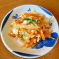 ぱふぃん．'s cooksnap of when they made にんじんと豆腐のふんわり卵炒め.