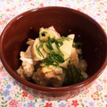 チビよし's cooksnap of when they made 鶏ひき肉とたけのこの卵とじ.
